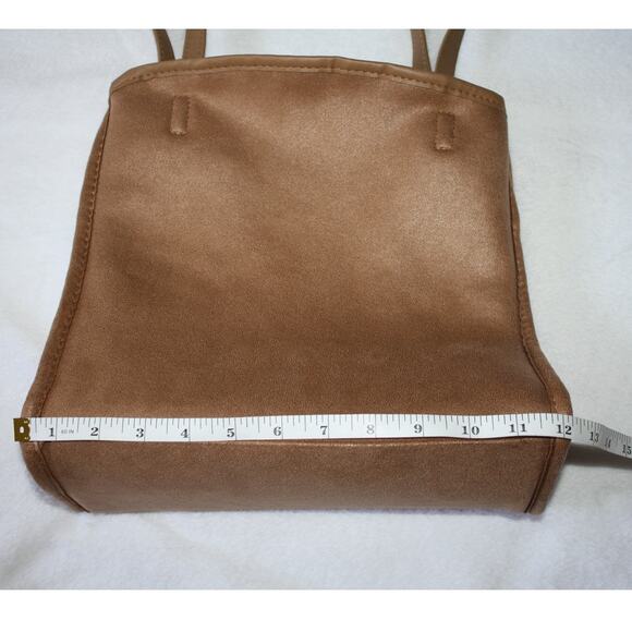 Neiman Marcus Tote Bag Reversible Sherpa Beige Faux Fur Neutral - Picture 6 of 9